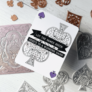 Shuffling Sentiments Press Plate & Die Set by Jaycee Gaspar