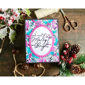A Merry Little Christmas Sentiments Glimmer Hot Foil Plate & Die Set from the De-Light-Ful Christmas Collection by Yana Smakula
