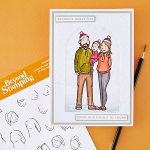 Beyond Stamping Custom Portrait #2 Clear Stamp Set by Josh Griffiths Studio