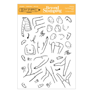 Beyond Stamping Can't Stand Still 2 -Men Clear Stamp Set by Josh Griffiths Studio