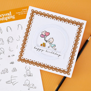 Beyond Stamping Custom Portrait #3 Clear Stamp Set by Josh Griffiths Studio