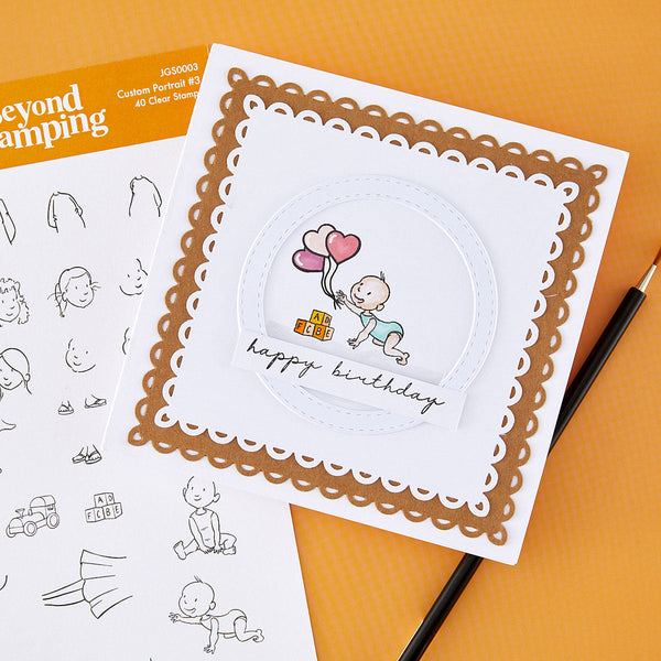 Beyond Stamping Evergreen Sentiments Clear Stamp Set by Josh Griffiths Studio