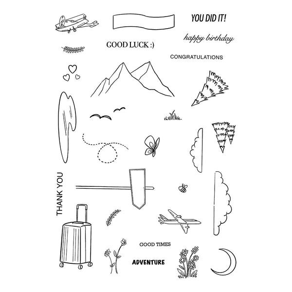 Beyond Stamping Outside Elements Clear Stamp Set by Josh Griffiths Studio