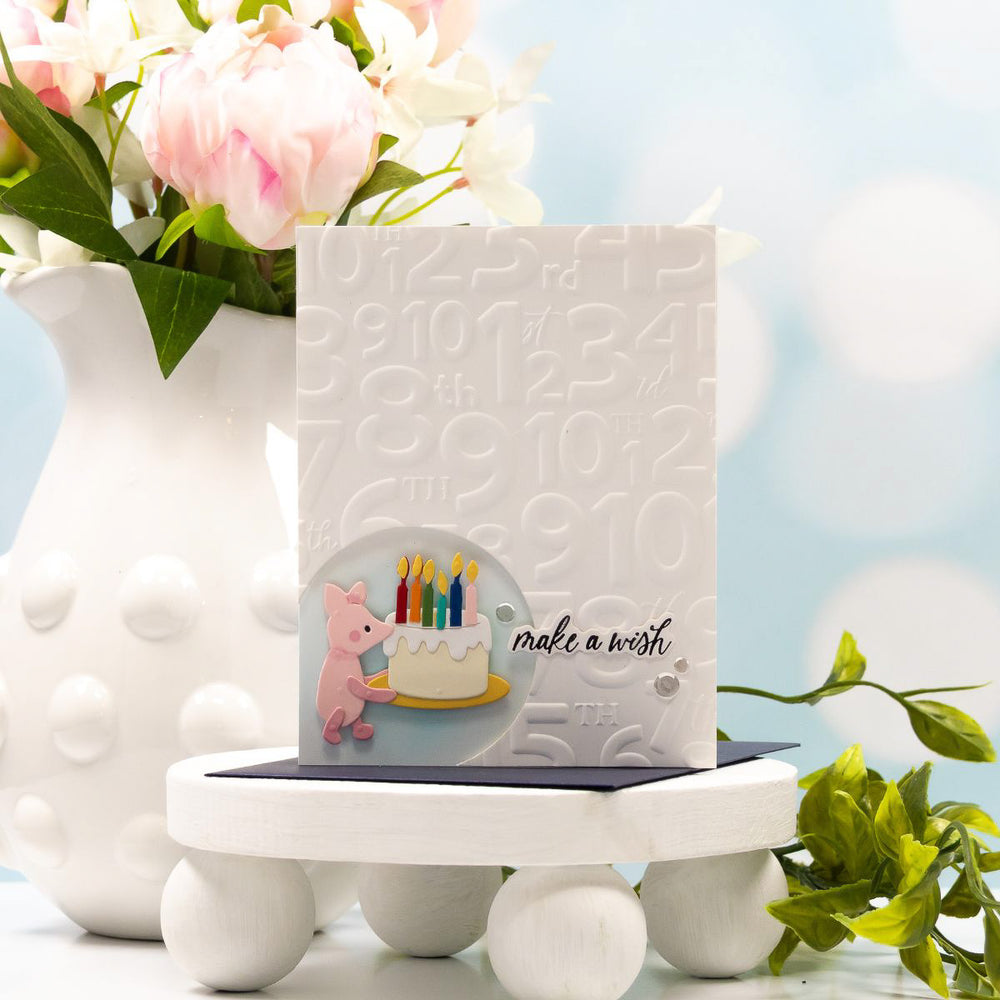 Classic Pooh Birthday Accessories Etched Dies by Simple Stories