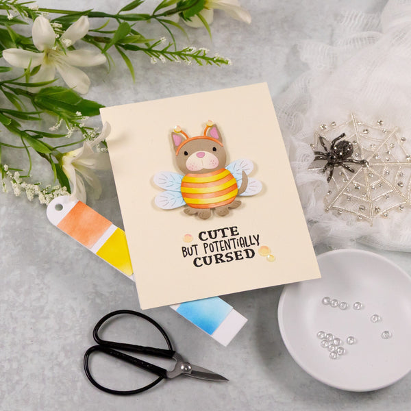 Spellbinders Exclusive: Buzzy Pup-Bee Etched Dies