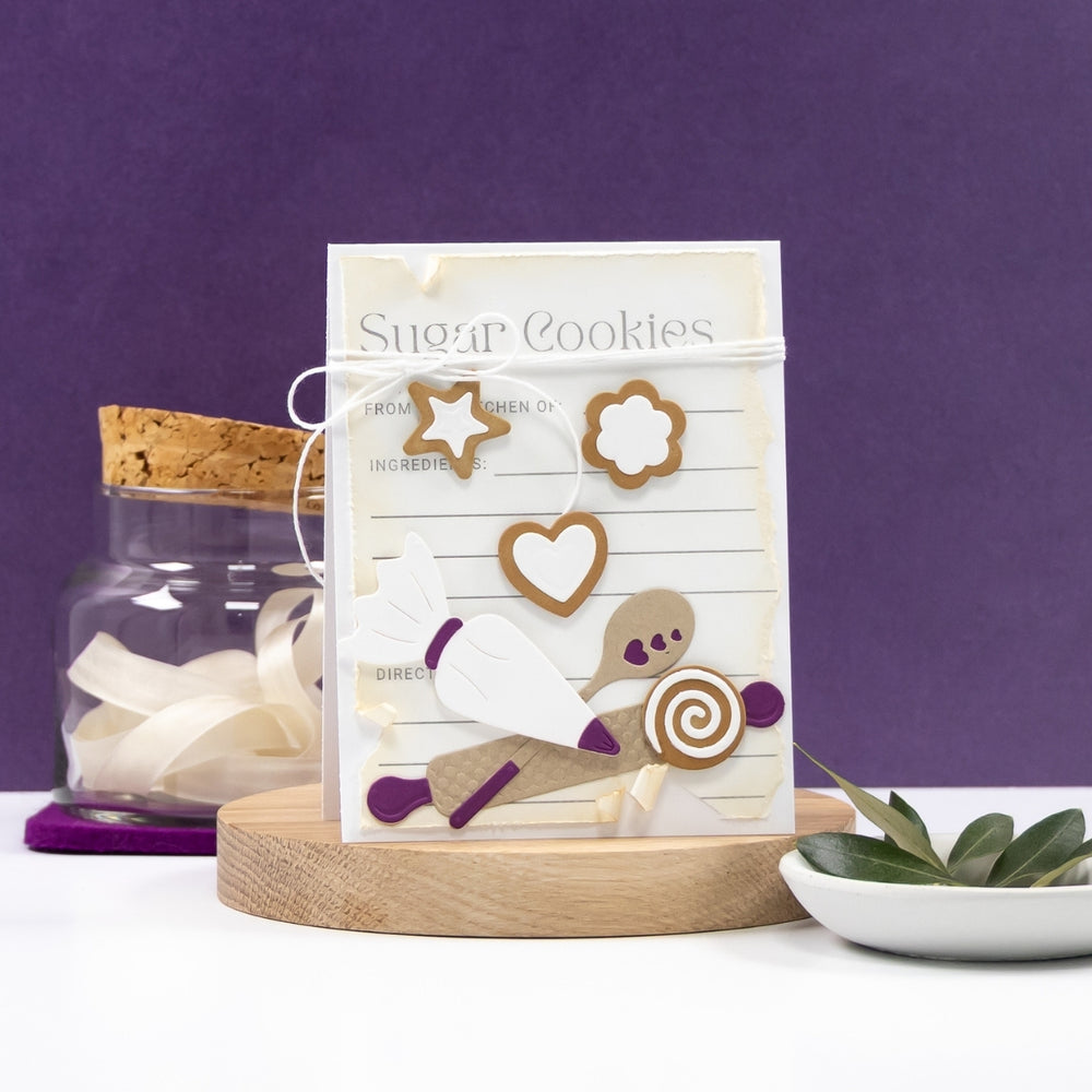 Fluff, Frost & Roll Etched Dies by Tina Smith