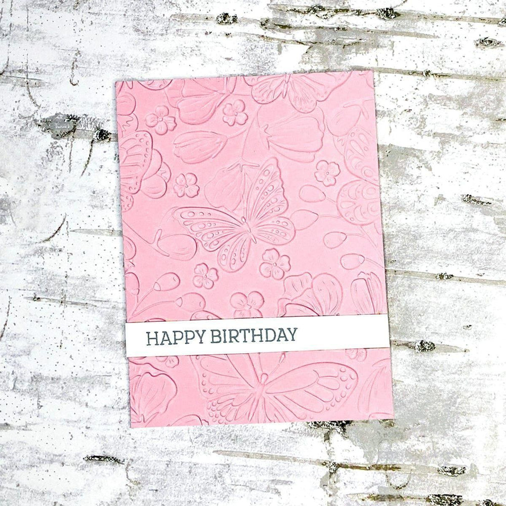 Beautiful Butterflies 3D Embossing Folder