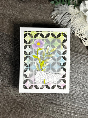 Layered Thinking of You Etched Dies