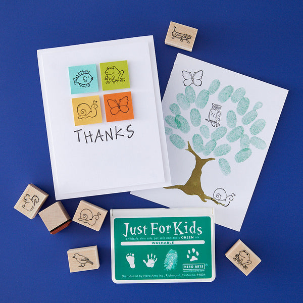 Just For Kids Green Ink Pad