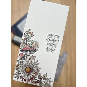 Autumn Floral Corner Press Plate & Die Set from the BetterPress Autumn Collection