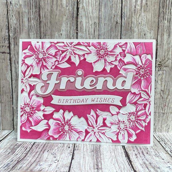 Friends Etched Dies from the Storytelling by Spellbinders Scrapbooking Collection