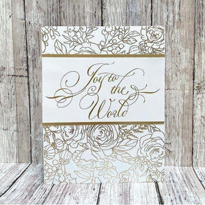Winter Rose Background Press Plate from the Handmade Holidays Collection