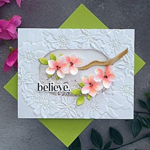 Nature's Botanical Wreath 3D Embossing Folder from the Nature's Botanical Garden Collection by Susan Tierney-Cockburn