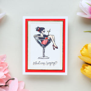 Martini Mood BetterPress Plate & Die Set