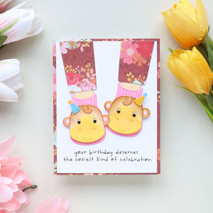 Cozy Toes Friends Clear Stamp Set