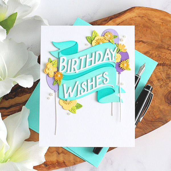 Balloons & Birthday Wishes - Large Die of the Month