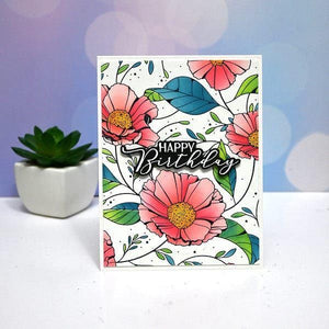 Cosmos Backdrop Press + Foil Plate