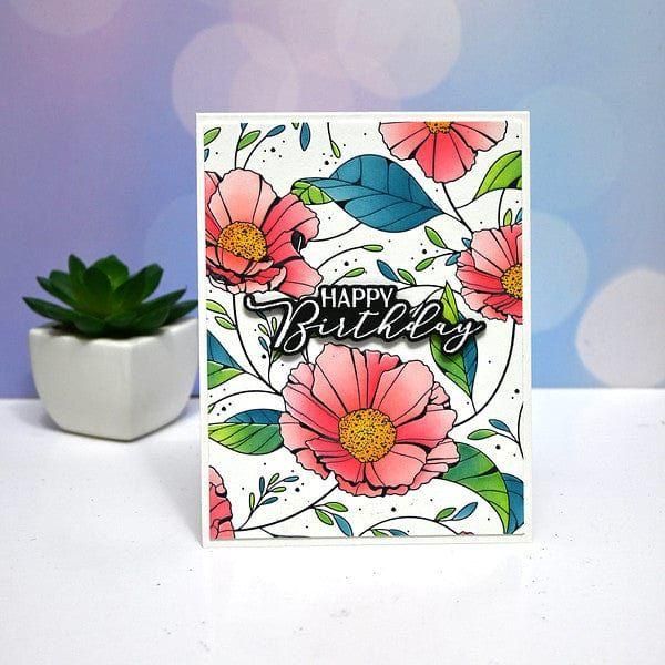 Cosmos Backdrop Press + Foil Plate