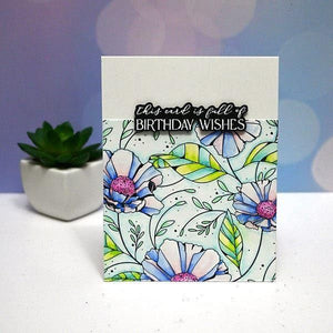 Cosmos Backdrop Press + Foil Plate