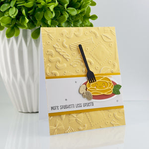 Pasta Friends Etched Dies