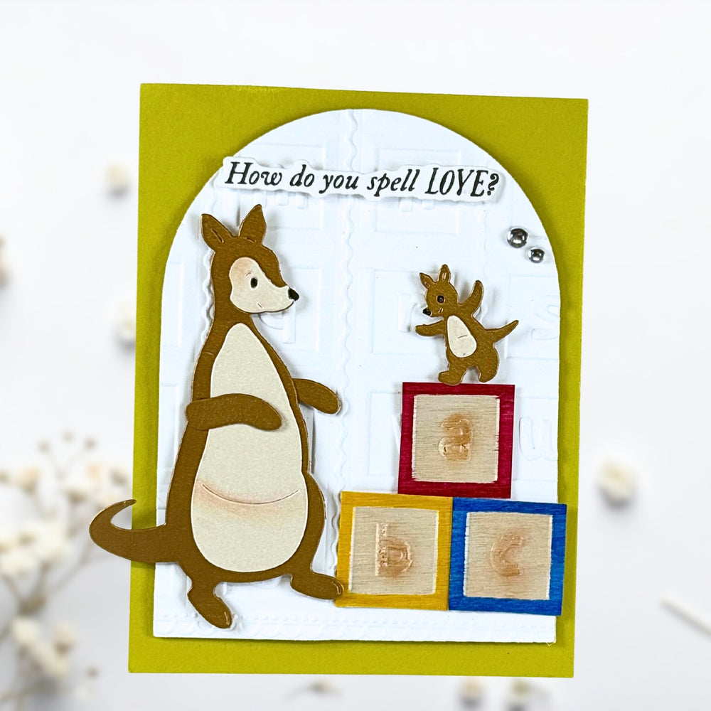 Sweet Sentiments Press + Foil Plate & Die Set with Simple Stories