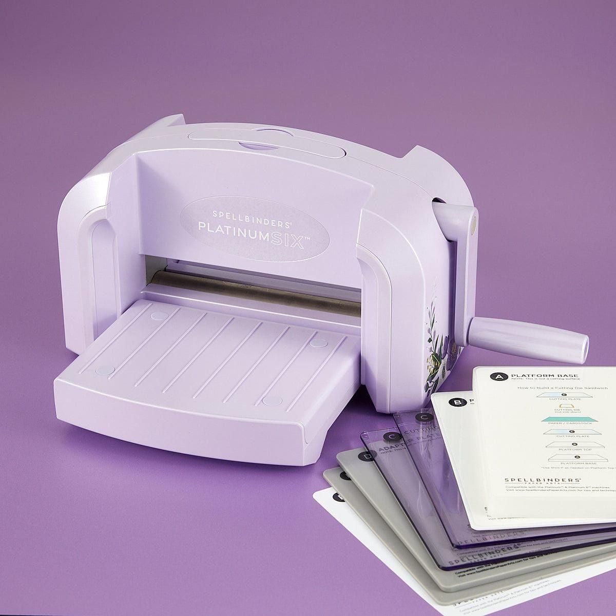 Exclusive Lilac Shimmer Platinum 6 Die Cutting & Embossing Machine - 6