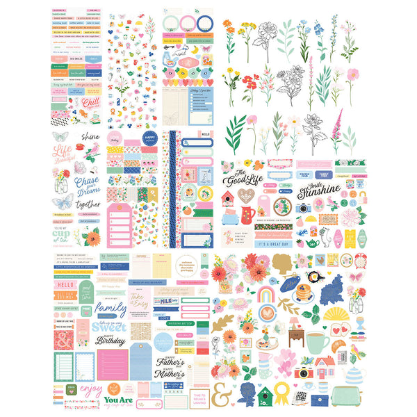 Poppy Song Embellishments Bundle + FREE Butterfly Stickers