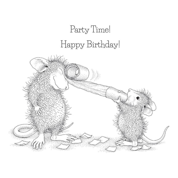 Party Time! Cling Rubber Stamps from the House-Mouse Everyday Collection