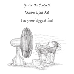 Stay Cool Cling Rubber Stamp Set from the House-Mouse Summer Fun Collection