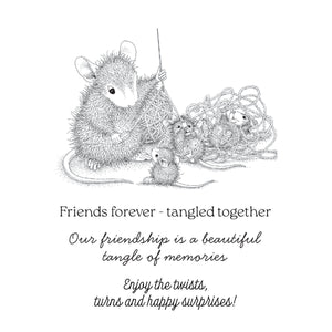 House-Mouse Tangled Cling Rubber Stamp Set