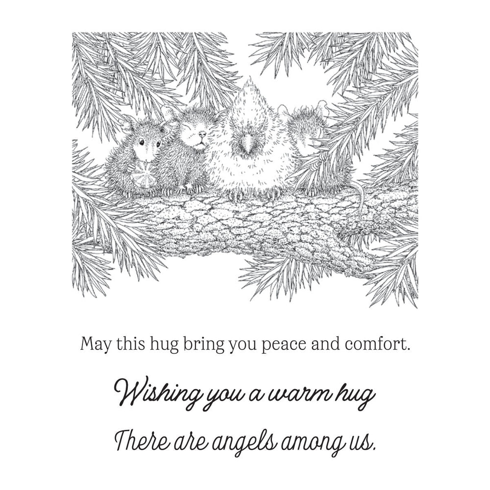 House-Mouse Warm Hugs Cling Rubber Stamp Set
