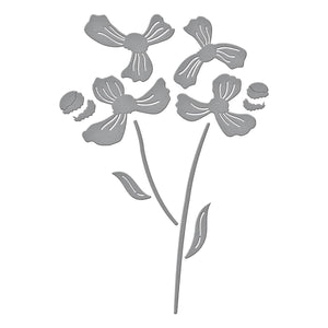 Layered Anemone Etched Dies fromthe Spotlight Frames and Florals Collection by Lisa Horton