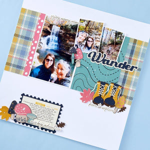 Wander Sentiments Press Plate & Die Set from the Storytelling by Spellbinders Scrapbooking Collection