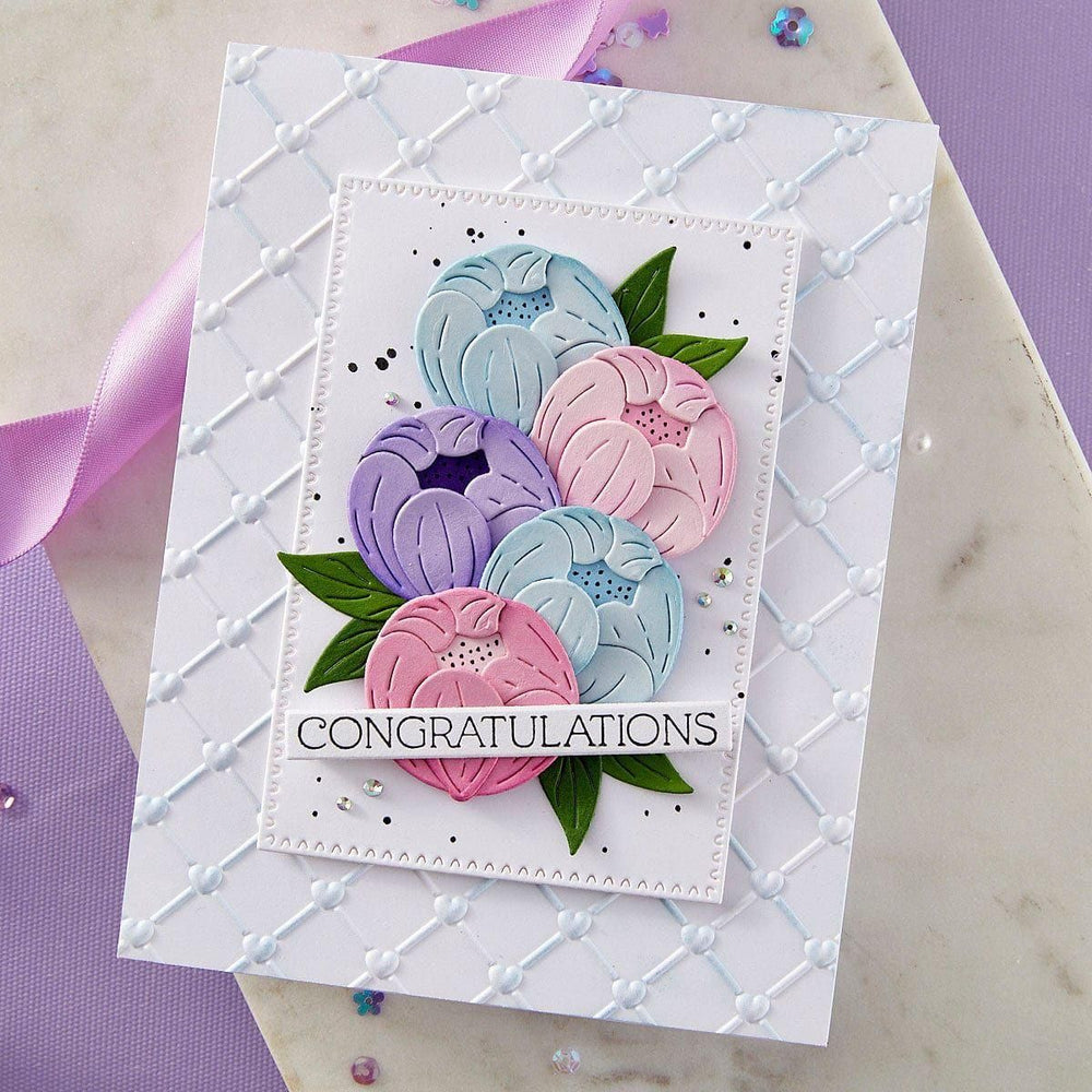 Cross My Heart 3D Embossing Folder