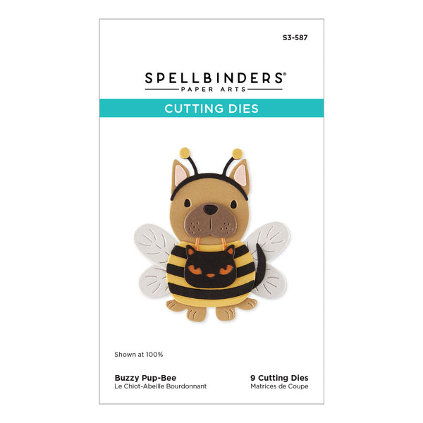 Spellbinders Exclusive: Buzzy Pup-Bee Etched Dies