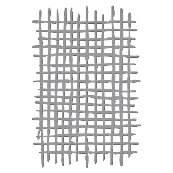 Woven Lattice Texture Etched Dies by Lisa Horton