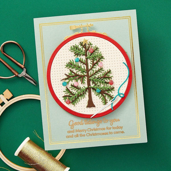 Nichol's Needlework Sentiments Clear Stamp Set from the Nichol's Needlework Collection by Nichol Spohr