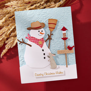 Country Christmas 3D Embossing Folder by Annie Williams