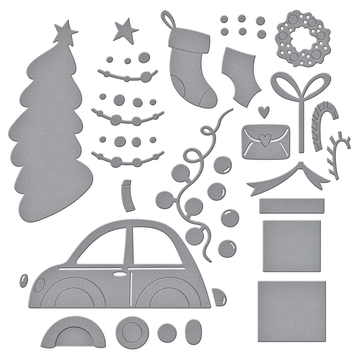 Yuletide Ride Etched Dies from the Wonderland Collection