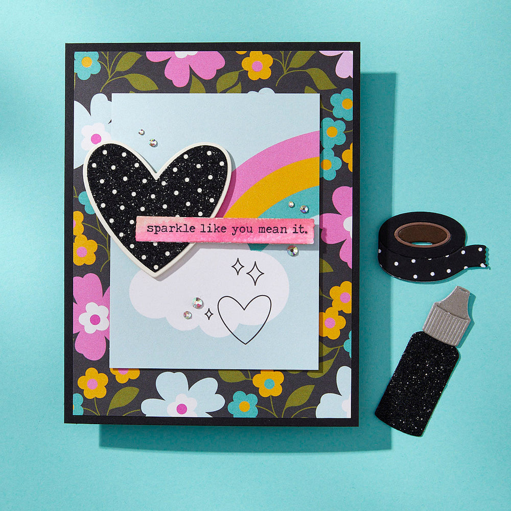 Labels & Icons Etched Dies from the Crafty Babe Collection with Simple Stories