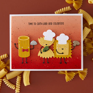 Pasta Friends Etched Dies