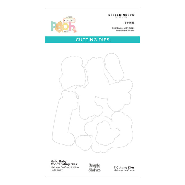 Hello Baby Coordinating Etched Dies with Simple Stories