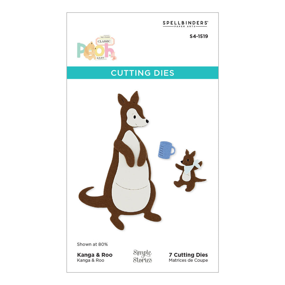 Kanga & Roo Characters Etched Dies with Simple Stories