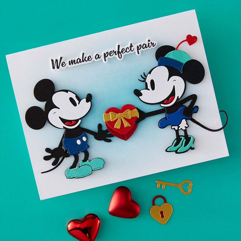 Classic Mouse Love Etched Dies