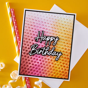 Cascading Dots 3D Embossing Folder by Simon Hurley