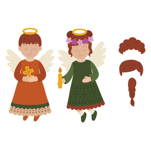 Blessing Angels Etched Dies by Bibi Cameron