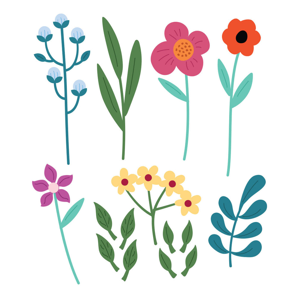 Crop & Create Add-On Friendship Florals Etched Dies