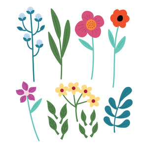 Crop & Create Add-On Friendship Florals Etched Dies
