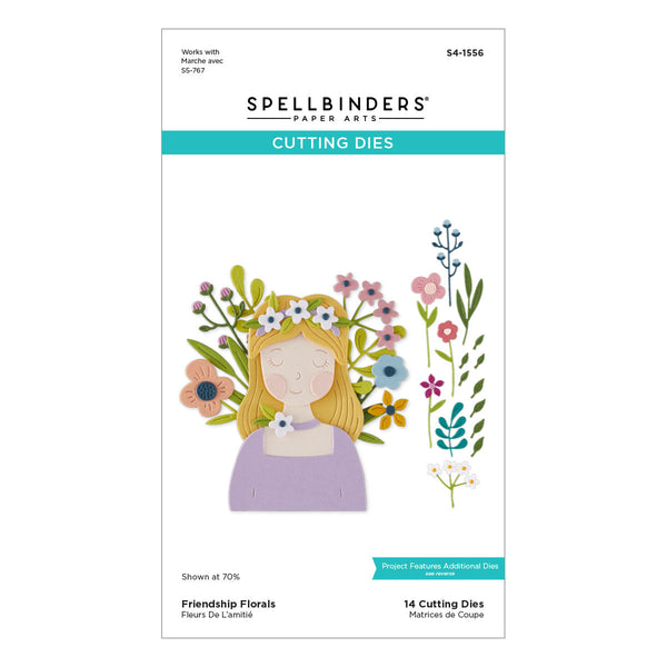 Crop & Create Add-On Friendship Florals Etched Dies