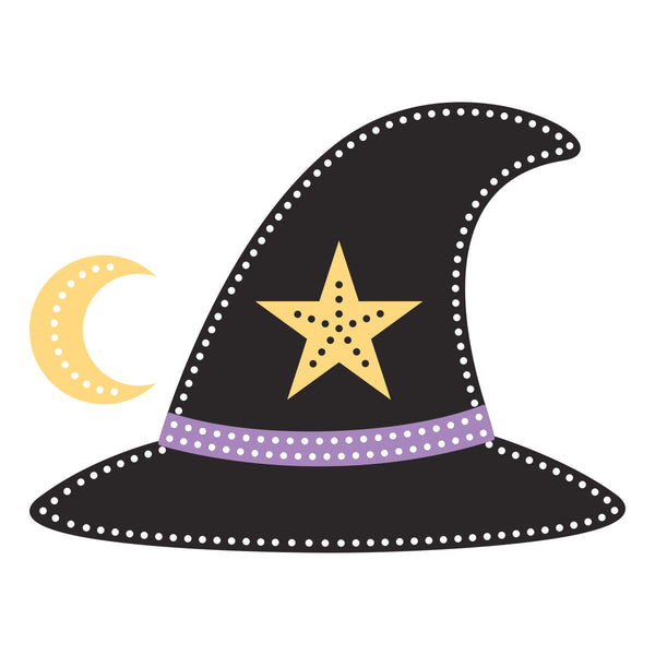 Felt Charming Witch Hat Etched Dies by Nichol Spohr